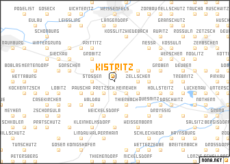 map of Kistritz