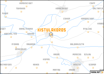 map of Kistúlakörös