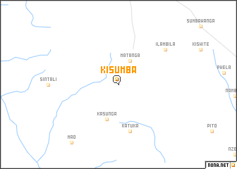 map of Kisumba