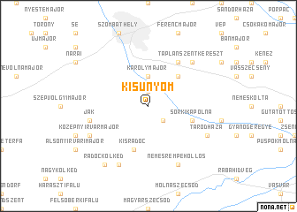 map of Kisunyom