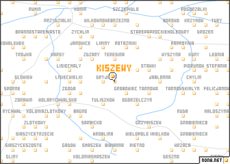 map of Kiszewy