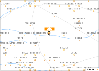 map of Kiszki