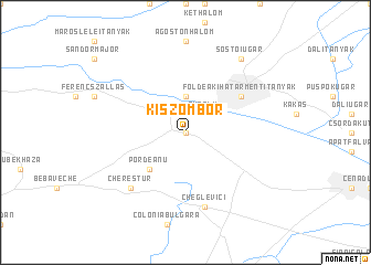 map of Kiszombor