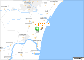 map of Kitagama