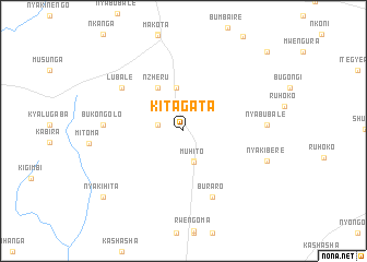 map of Kitagata