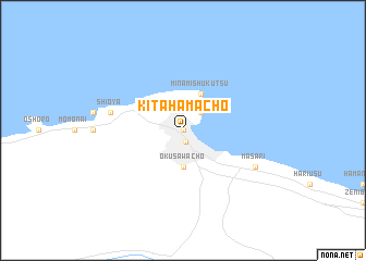 map of Kita-hamachō