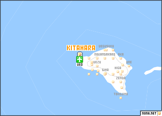 map of Kitahara