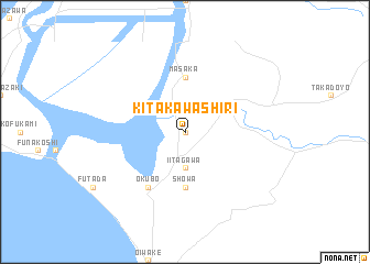 map of Kitakawashiri