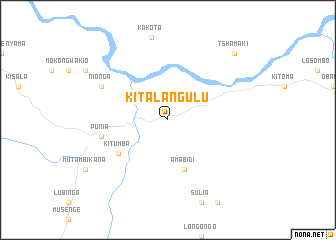 map of Kitalangulu