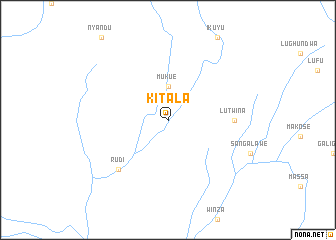 map of Kitala