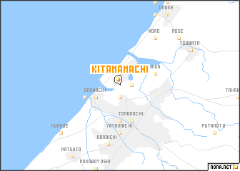 map of Kitamamachi
