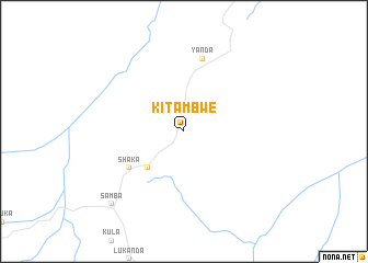 map of Kitambwe