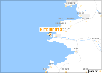 map of Kitaminato