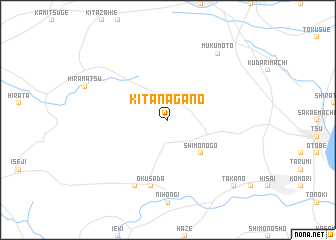 map of Kita-nagano