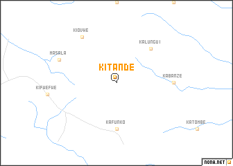 map of Kitande