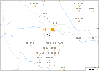 map of Kitandi