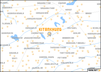 map of Kītan Khurd