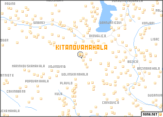 map of Kitanova Mahala