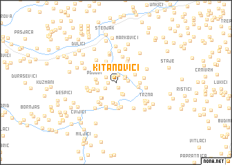 map of Kitanovići