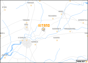 map of Kitano