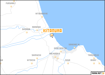 map of Kitanuma