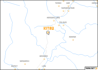 map of Kitau
