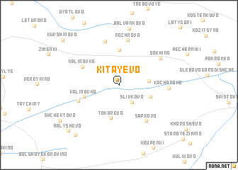 map of Kitayevo