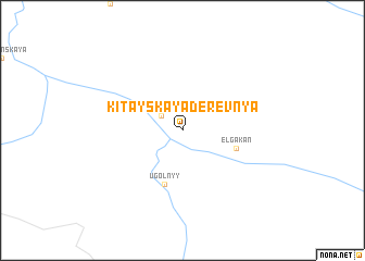 map of Kitayskaya Derevnya