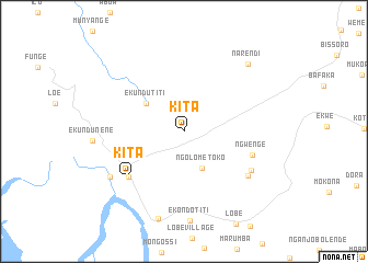 map of Kita