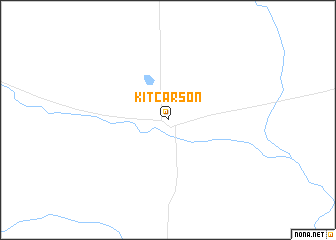 map of Kit Carson