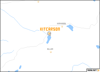 map of Kit Carson