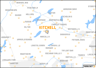 map of Kitchell