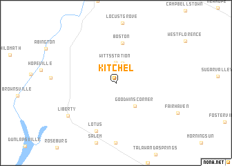 map of Kitchel
