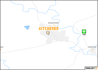 map of Kitchener
