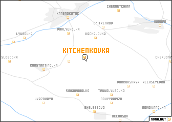 map of Kitchenkovka