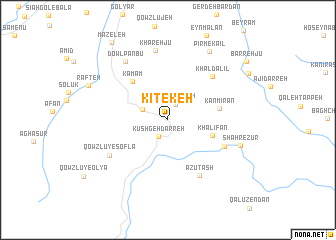 map of Kītekeh