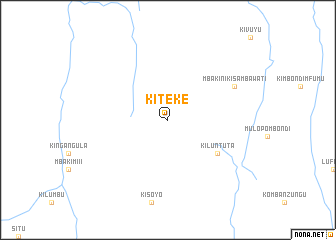 map of Kiteke