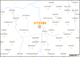 map of Kitemba