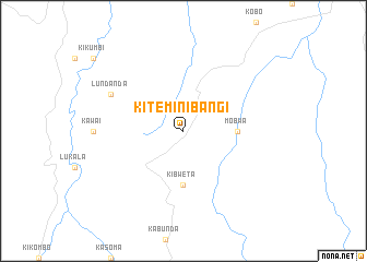 map of Kitemini-Bangi