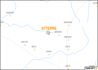 map of Kitempe