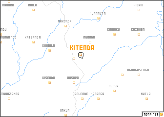 map of Kitenda