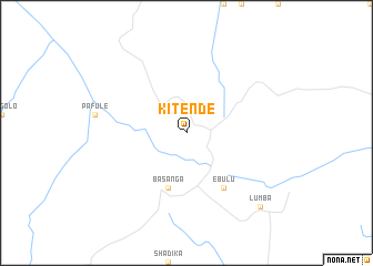 map of Kitende