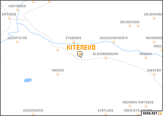 map of Kitenëvo