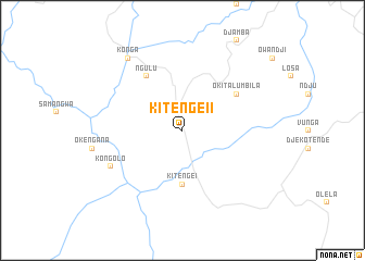 map of Kitenge II