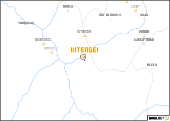 map of Kitenge I