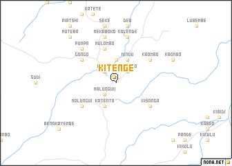 map of Kitenge