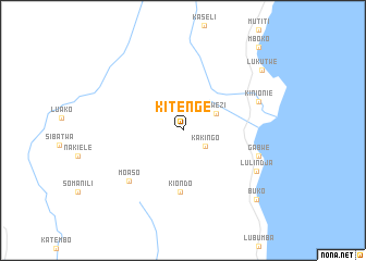 map of Kitenge