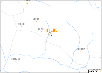 map of Kiteng