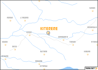 map of Kiterere