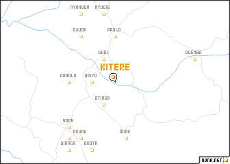 map of Kitere